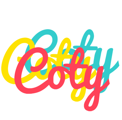 Coty disco logo