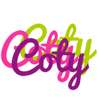 Coty flowers logo