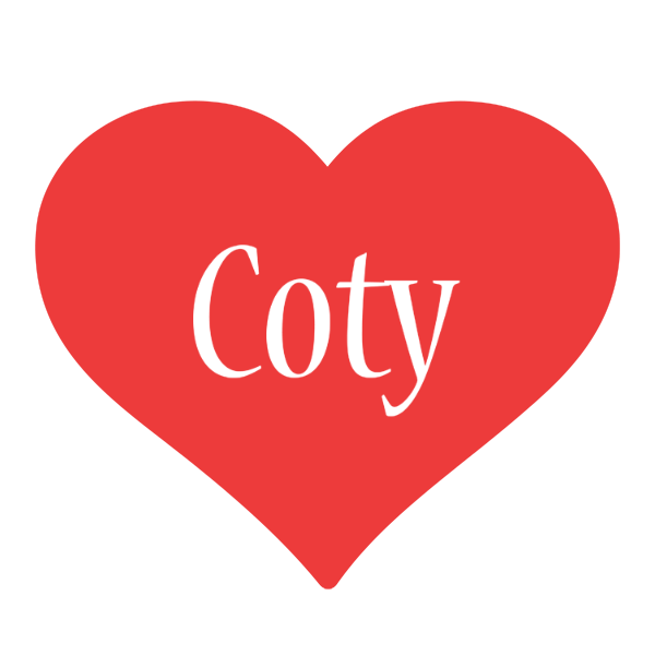 Coty love logo