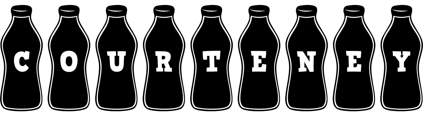 Courteney bottle logo