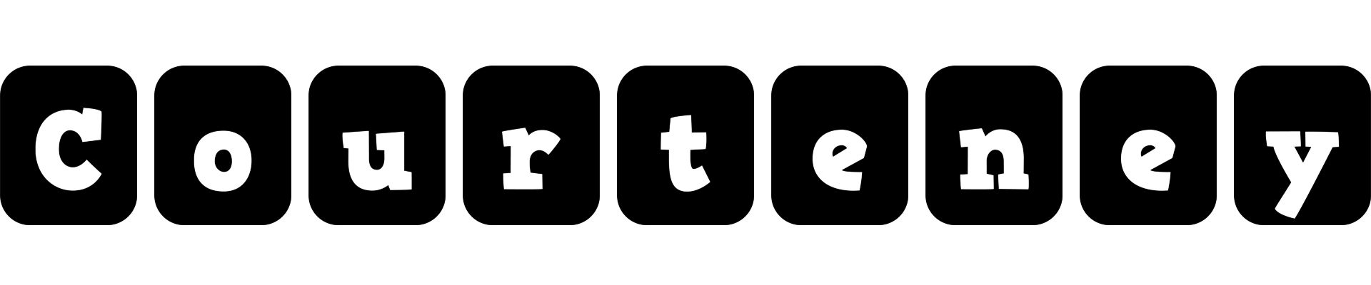 Courteney box logo