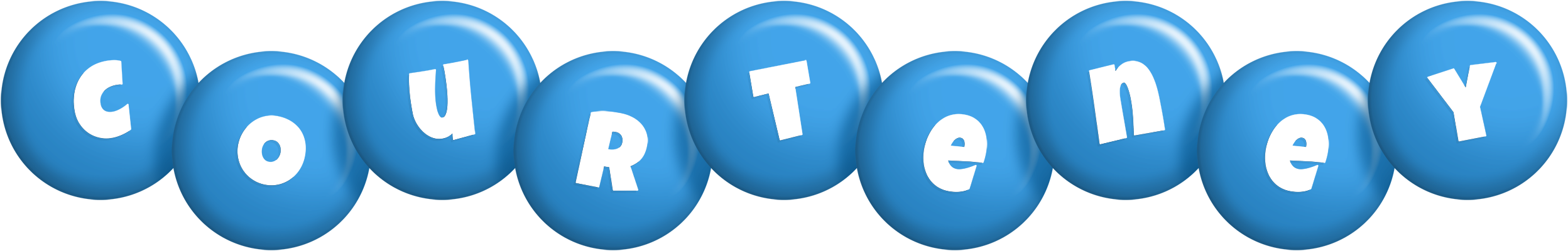 Courteney candy-blue logo