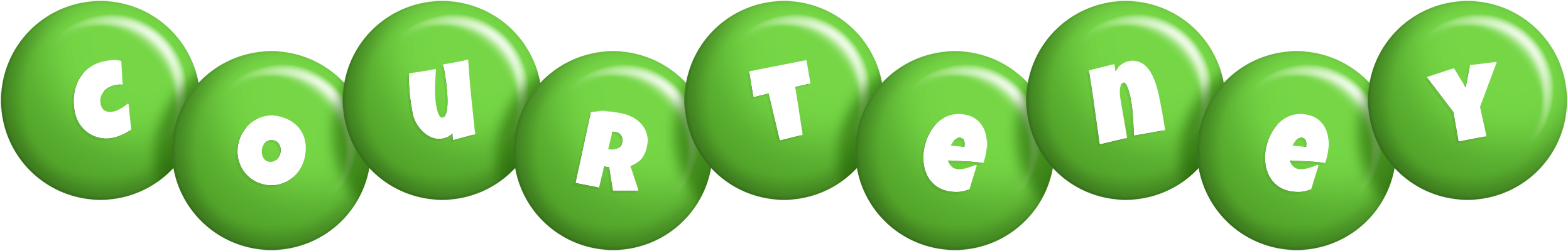 Courteney candy-green logo
