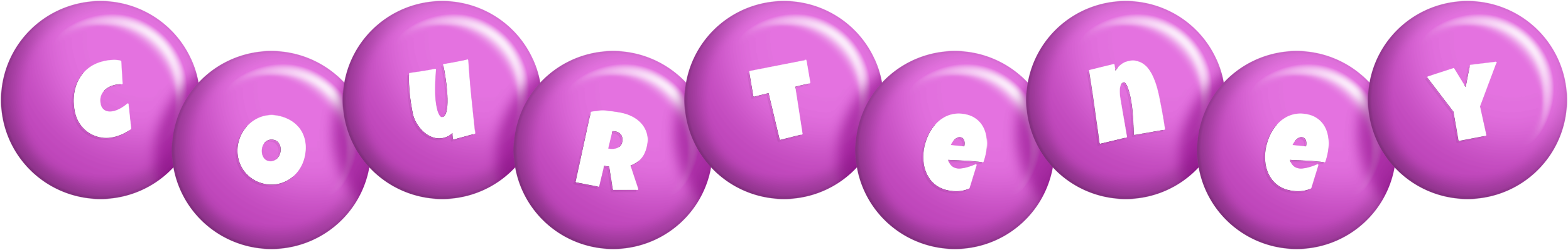 Courteney candy-purple logo