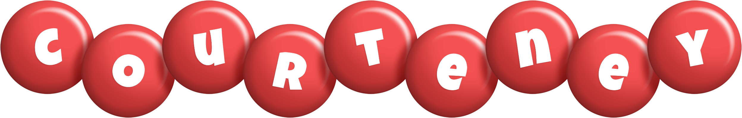 Courteney candy-red logo