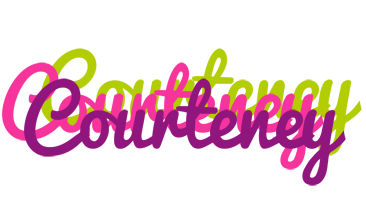 Courteney flowers logo