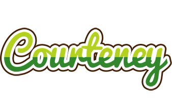 Courteney golfing logo