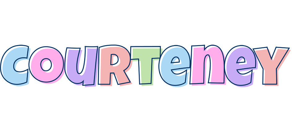 Courteney pastel logo