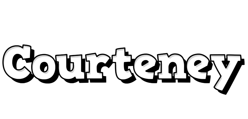Courteney snowing logo