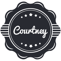 Courtney badge logo