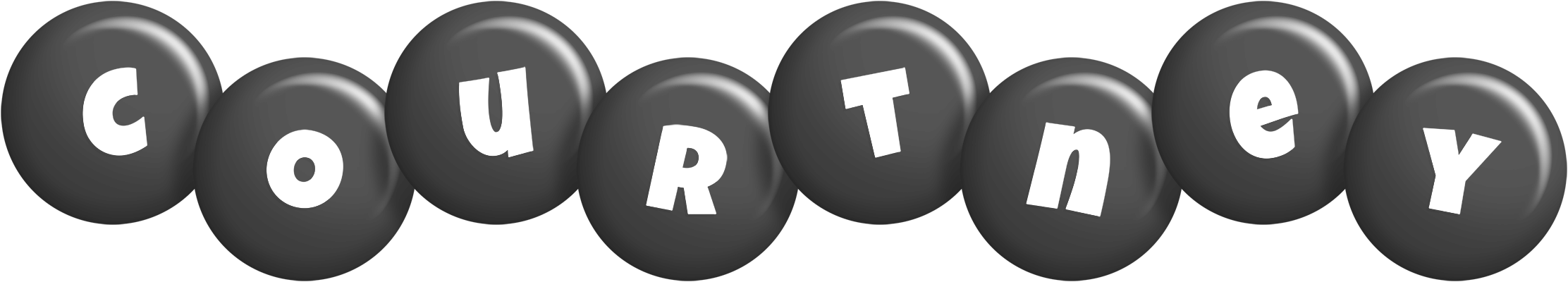 Courtney candy-black logo