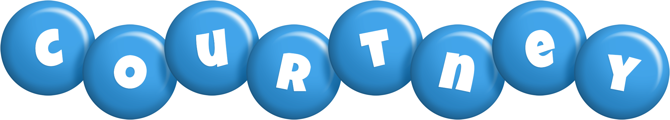 Courtney candy-blue logo