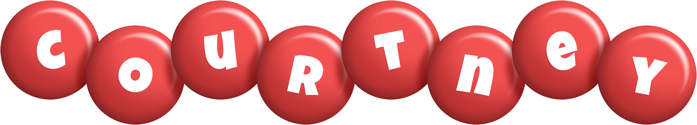Courtney candy-red logo