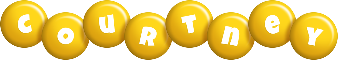 Courtney candy-yellow logo