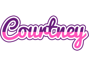 Courtney cheerful logo