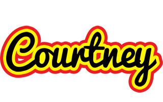 Courtney flaming logo