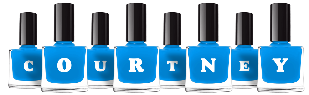 Courtney glossy logo