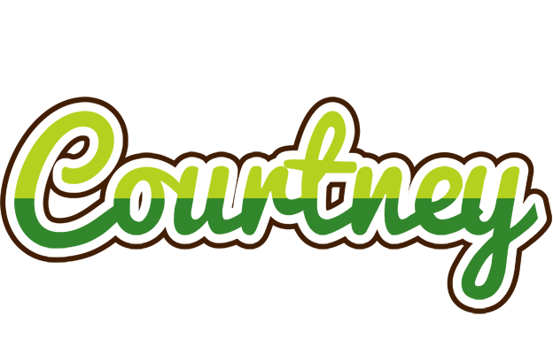 Courtney golfing logo