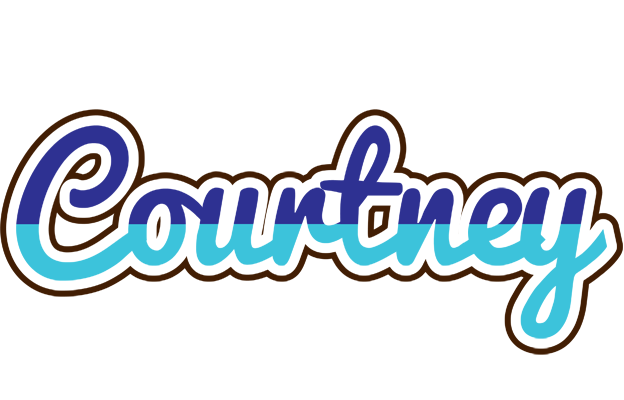 Courtney raining logo