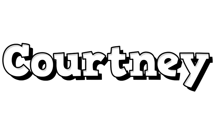 Courtney snowing logo