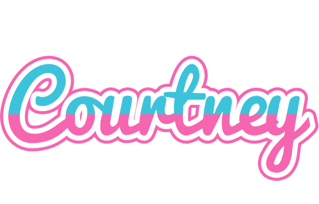 Courtney woman logo
