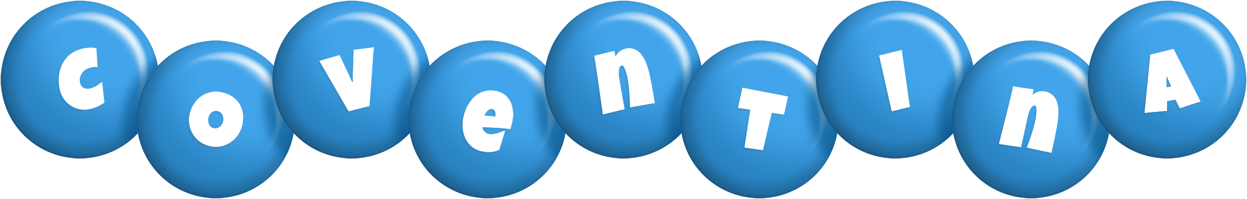 Coventina candy-blue logo