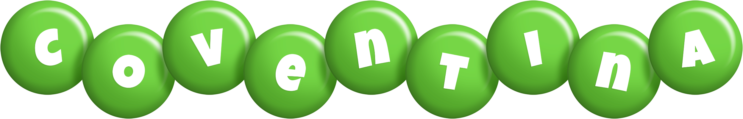 Coventina candy-green logo