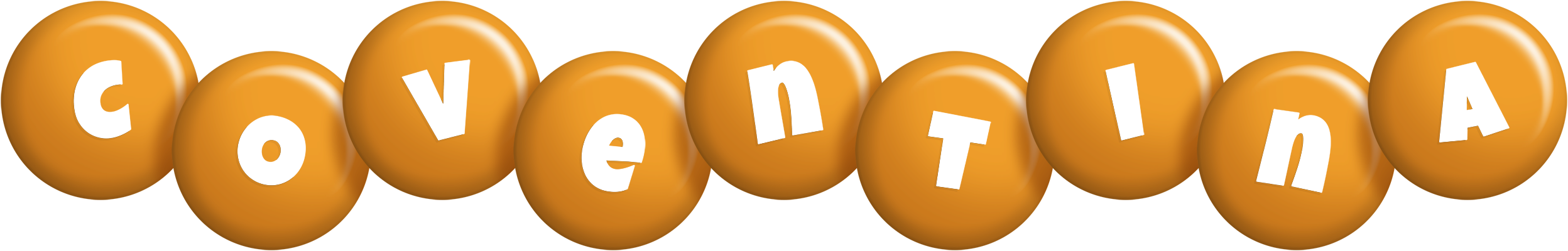 Coventina candy-orange logo