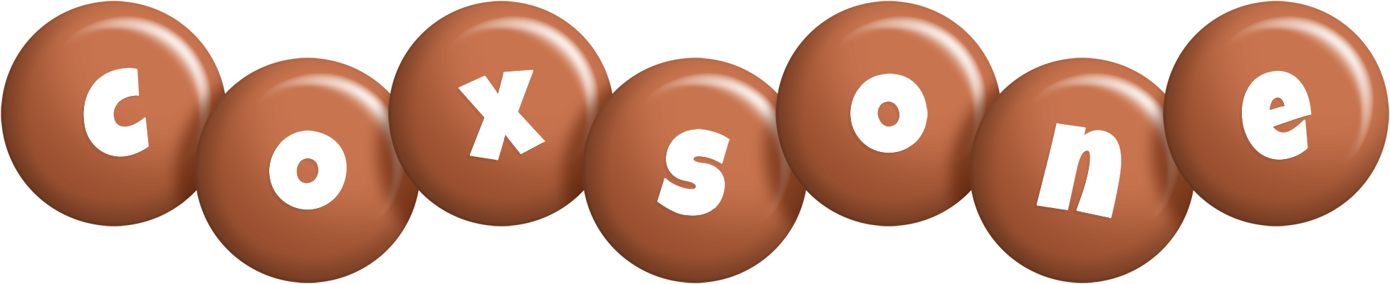 Coxsone candy-brown logo
