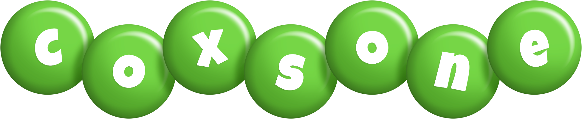 Coxsone candy-green logo