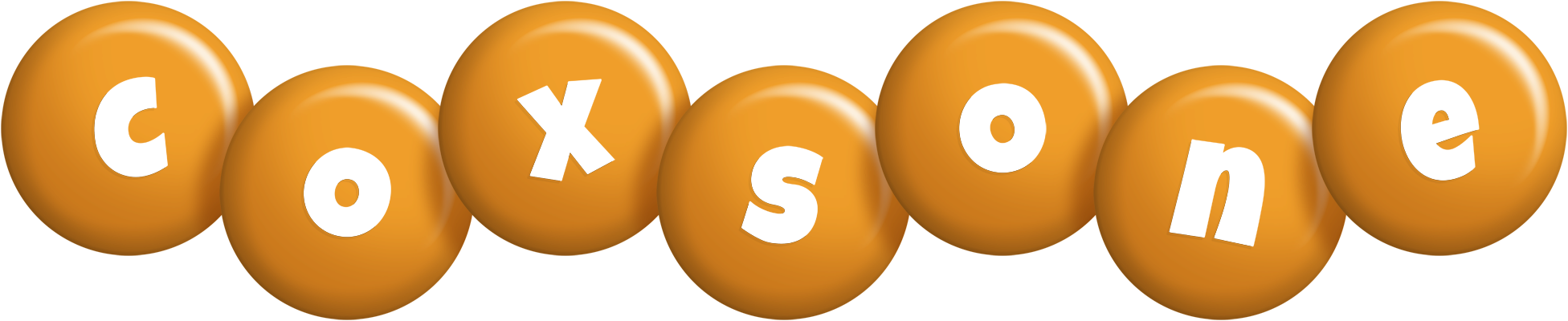 Coxsone candy-orange logo