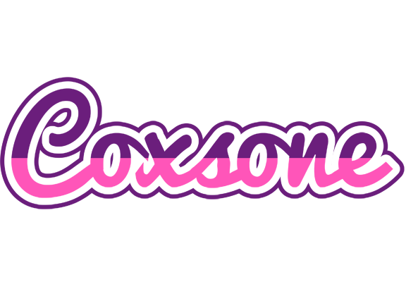 Coxsone cheerful logo