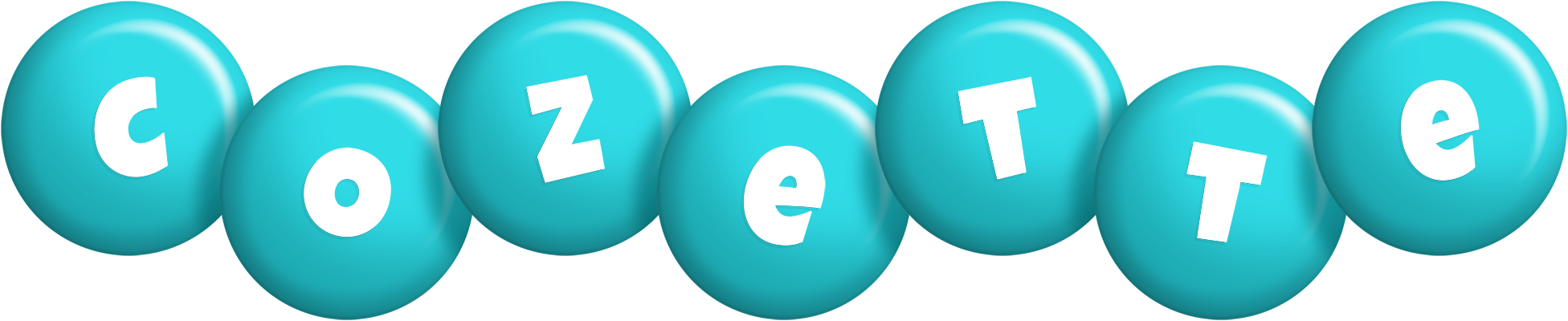 Cozette candy-azur logo