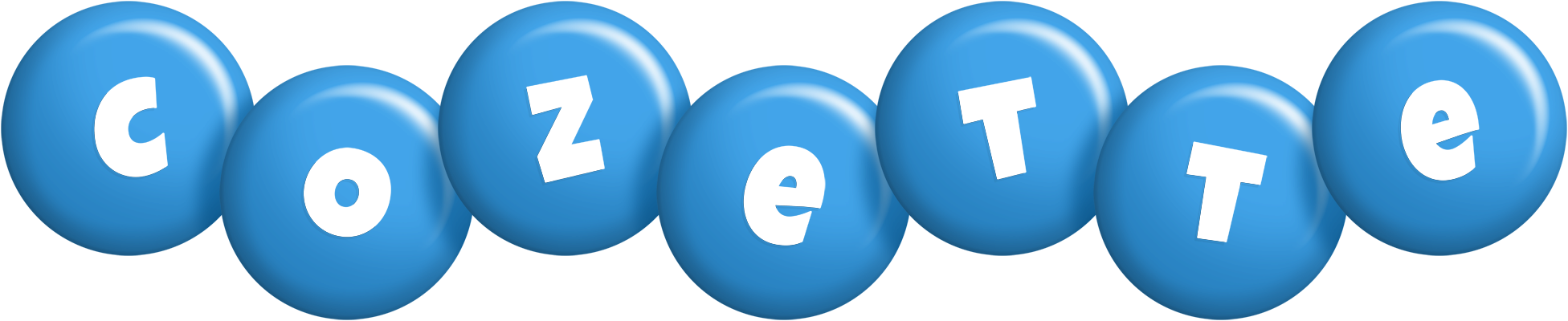 Cozette candy-blue logo