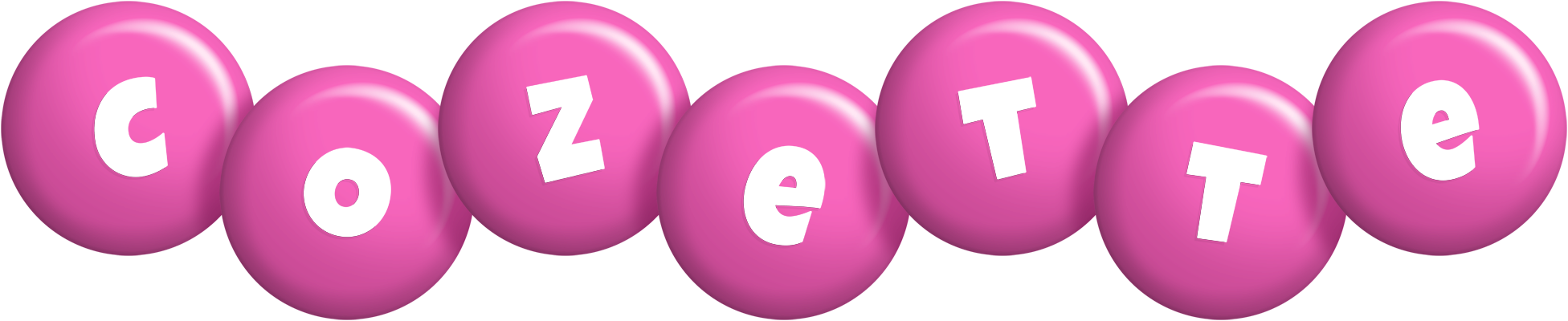 Cozette candy-pink logo