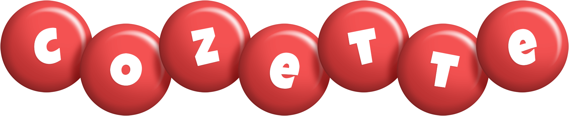 Cozette candy-red logo