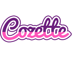 Cozette cheerful logo