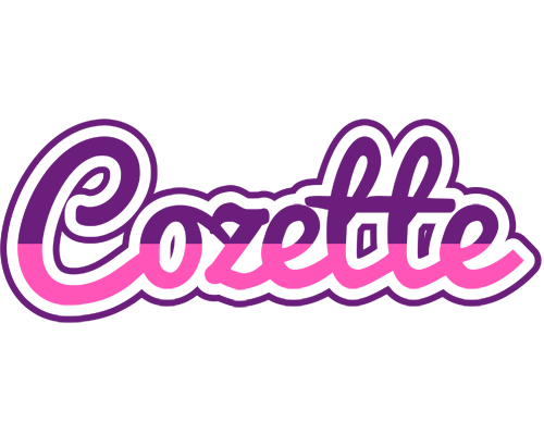Cozette cheerful logo