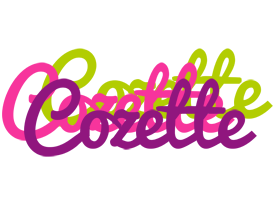 Cozette flowers logo