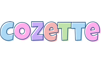 Cozette pastel logo