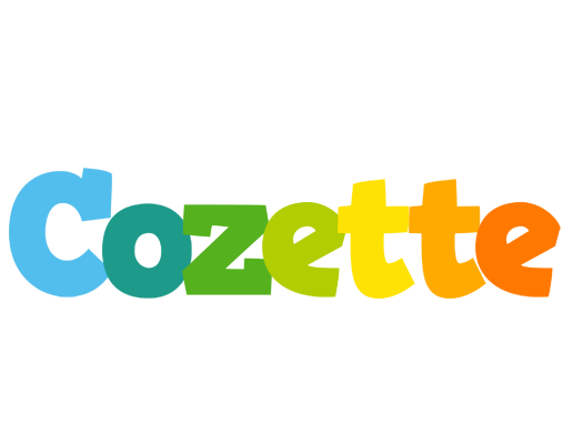 Cozette rainbows logo