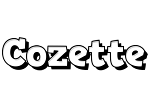 Cozette snowing logo