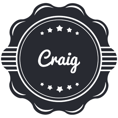 Craig badge logo