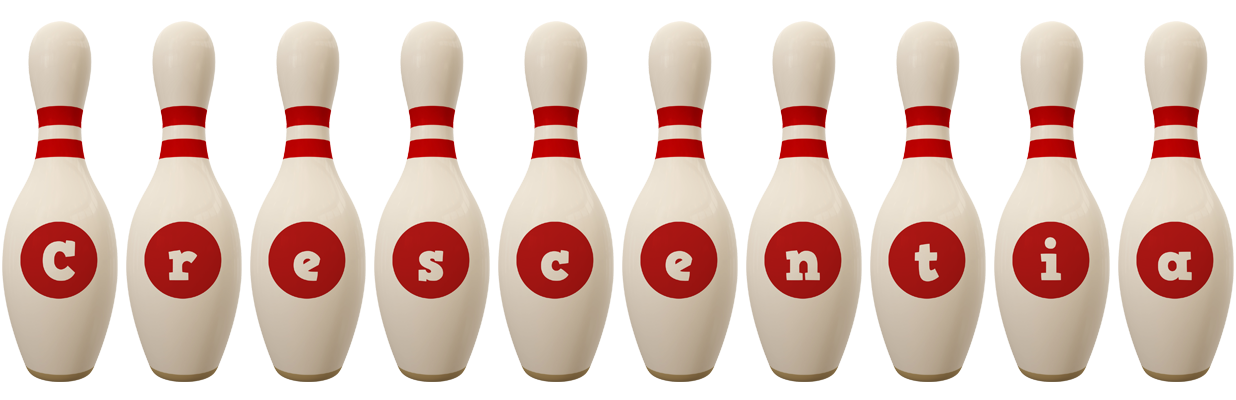 Crescentia bowling-pin logo