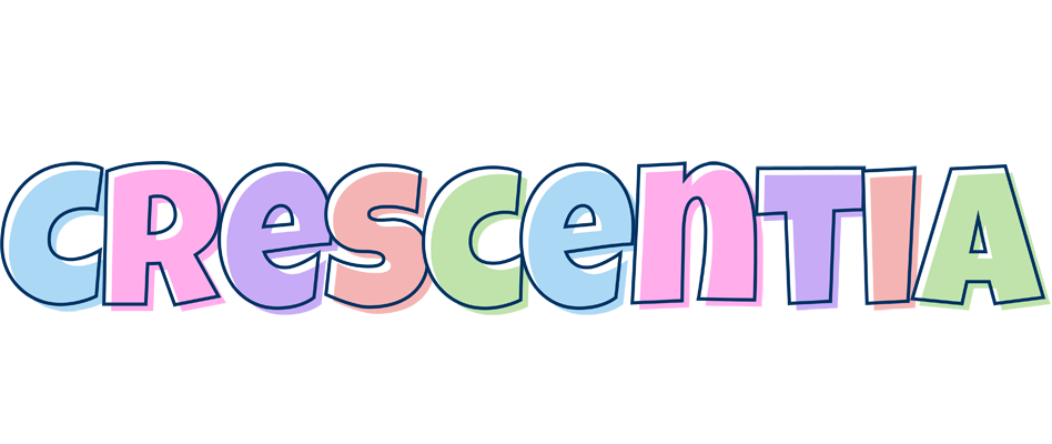 Crescentia pastel logo