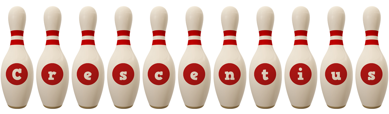 Crescentius bowling-pin logo