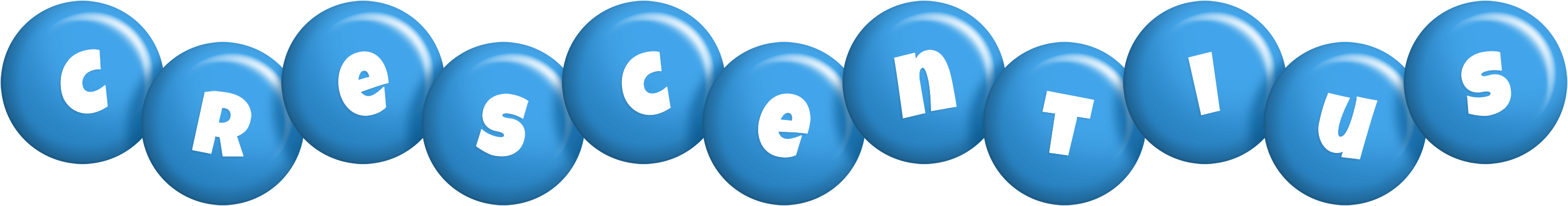 Crescentius candy-blue logo
