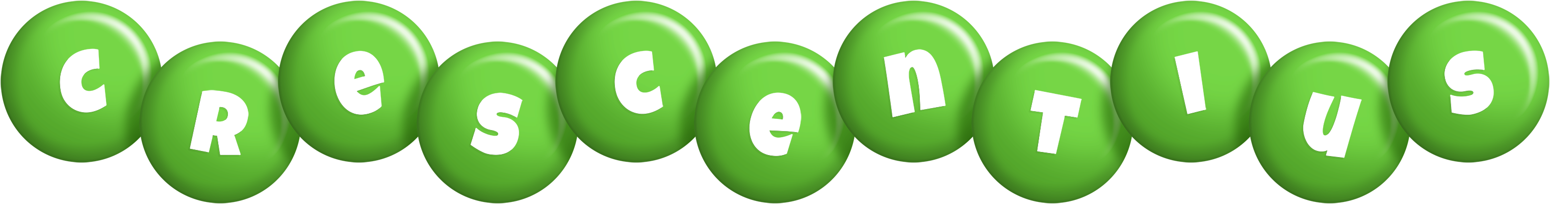Crescentius candy-green logo