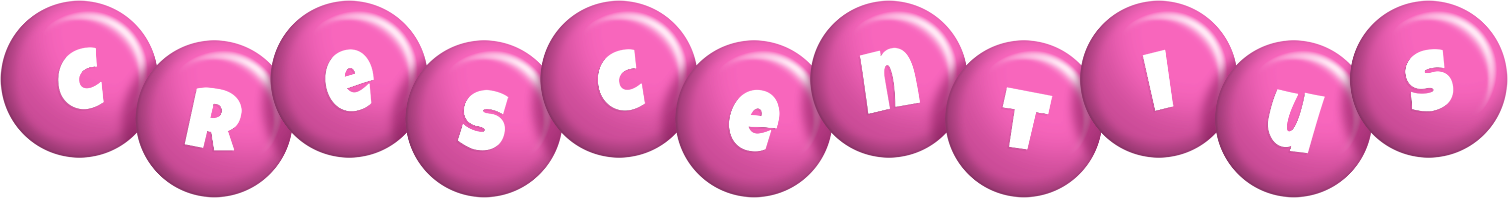 Crescentius candy-pink logo