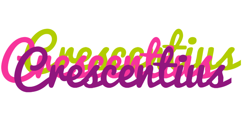Crescentius flowers logo